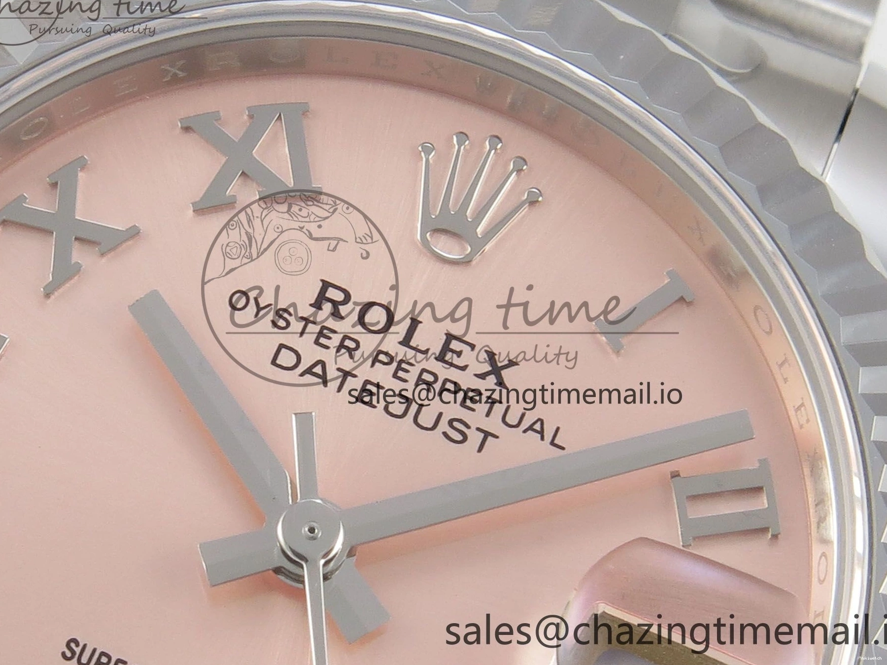 904L on 278274 31 Edition 1:1 Steel Diamonds Roman HZ Dial DateJust Best Bracelet Cal.2236 Oyster THBF SS RG 0509